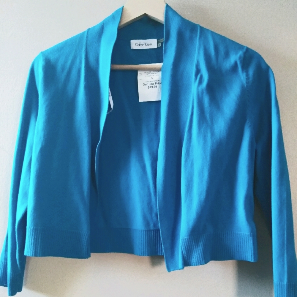 Calvin klein shrug cardigan .
